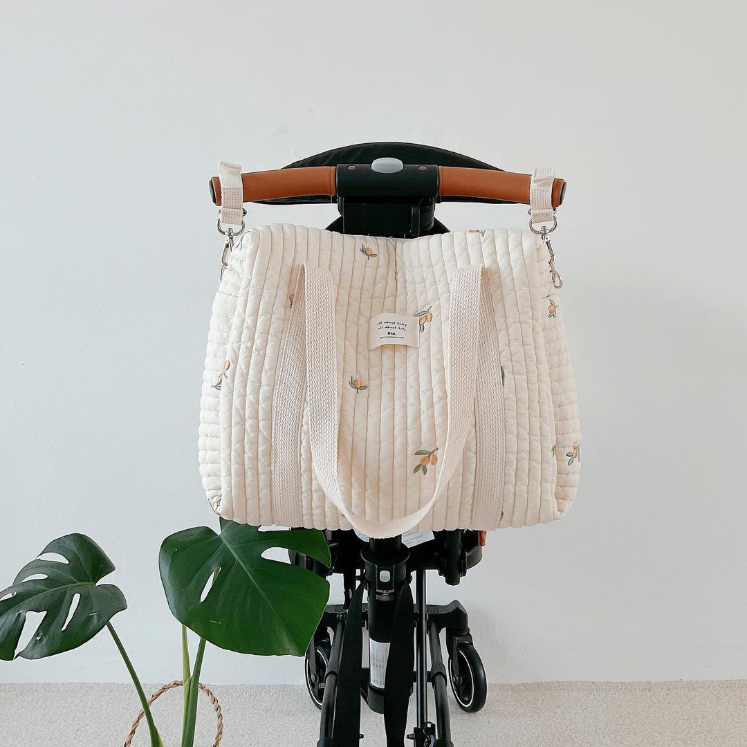 Embroidered Diaper Handbag